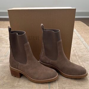 Brown Suede Ankle Boots